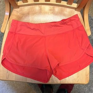 Lululemon Speed Shorts Sz 4 Alarming